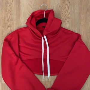 Cropped hoodie